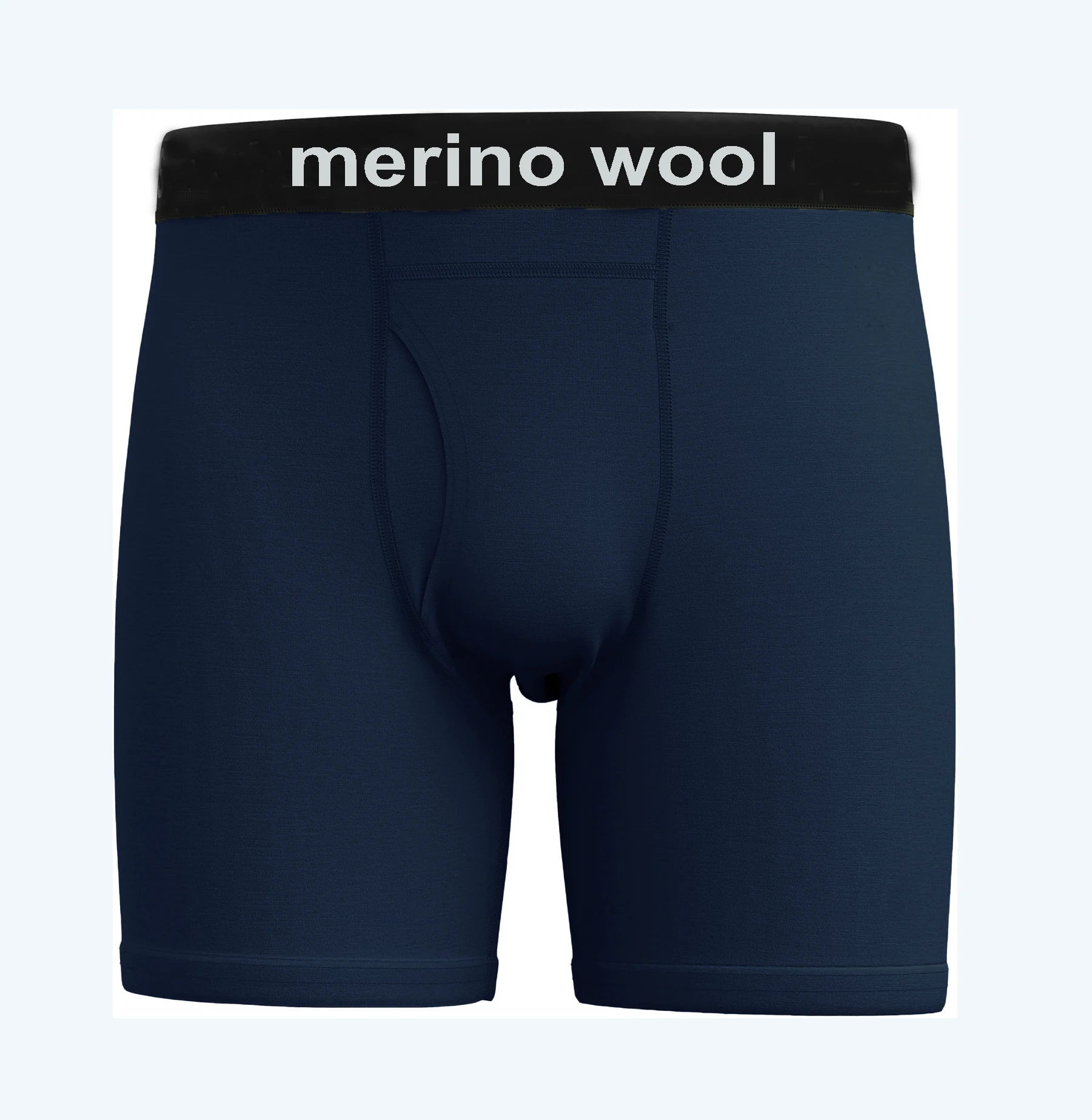 100% Merino Wool Mens Lightweight Boxer Brief Merino Wool Underwear Soft Moisture Wicking Breathable Sports Hiking Underpants