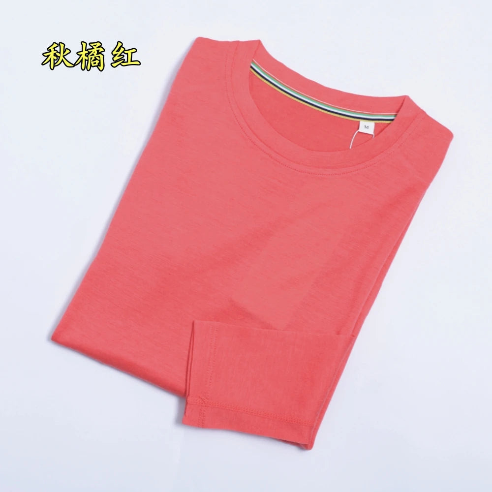 100% Merino Wool Base Layer Women Merino Wool Thermal Underwear Lightweight Long Sleeve Shirt Hiking Wicking Anti-Odor 170G