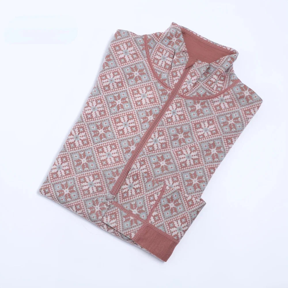 100% Merino Wool Womens Base Layer Shirt Top Merino Wool Half Zip Sweater 240G Midweight Fit LS Thermal Underwear Shirts Wicking