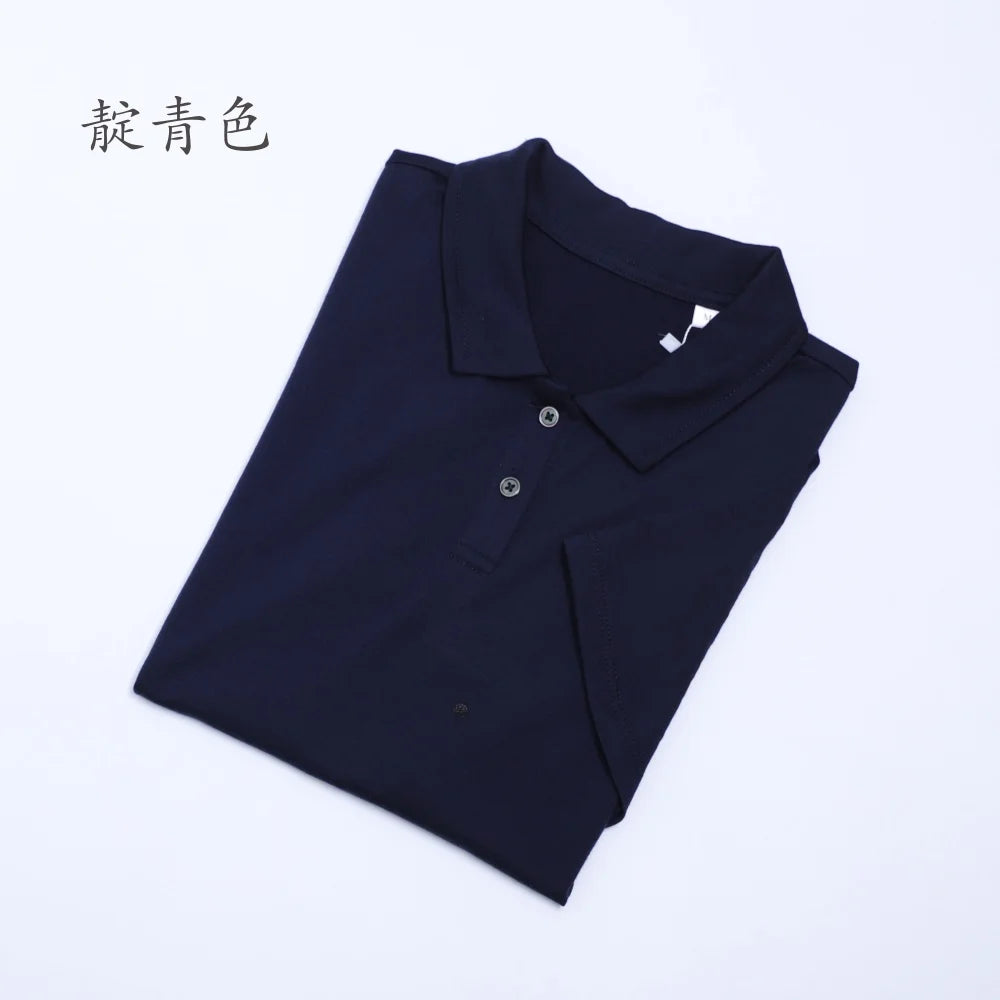 100% Merino Wool Polo T Shirt Womens Merino Wool Short Sleeve Shirt for Women Lightweight Base Layer Anti-Odor Breathable 180G