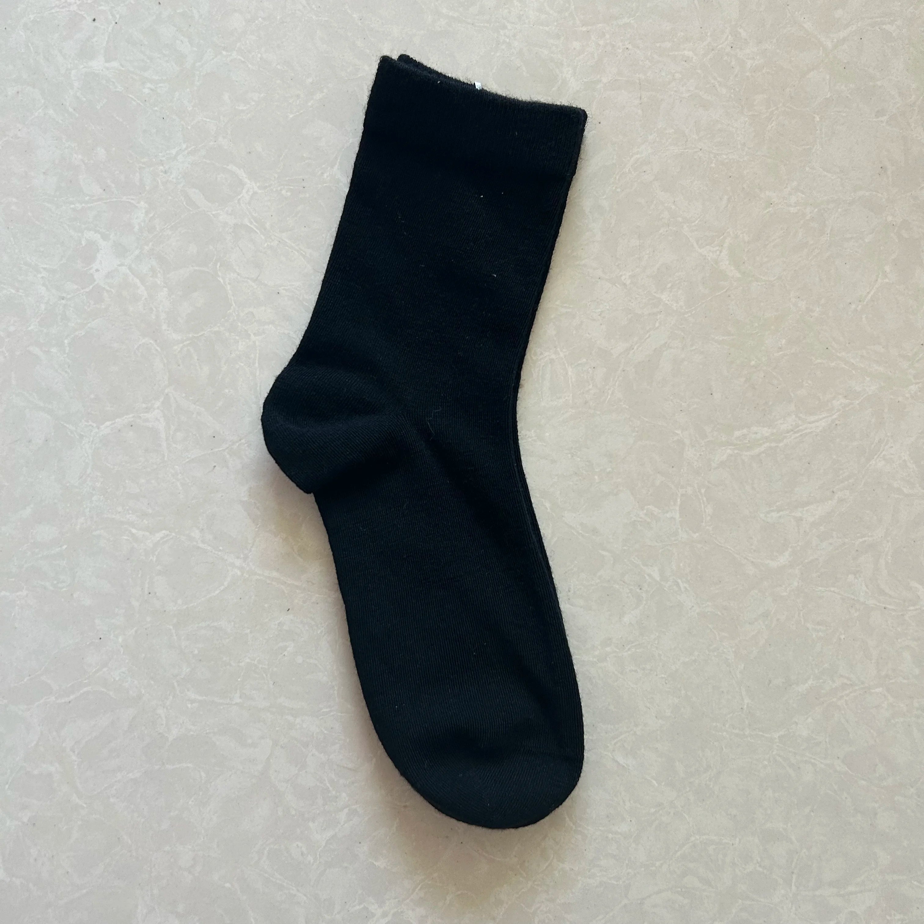 Men's Women's Thin Merino Wool Socks Cozy Casual Lightweight  Warm Breathable Mid-calf Dress Socks 3/5/6 Pairs Pack