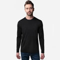 100% Merino Wool Long Sleeve T Shirt Mens Merino Wool Thermal Underwear Base Laye Shirts Wicking Breathable Anti-Odor 200gsm