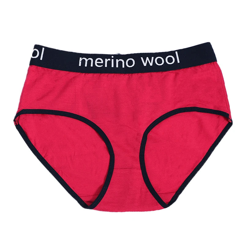 Women's 100%/87% Merino Wool Bikini Brief Merino Underwear Lightweight Briefs Sports Active Panties Soft Breathable Anti-Odor