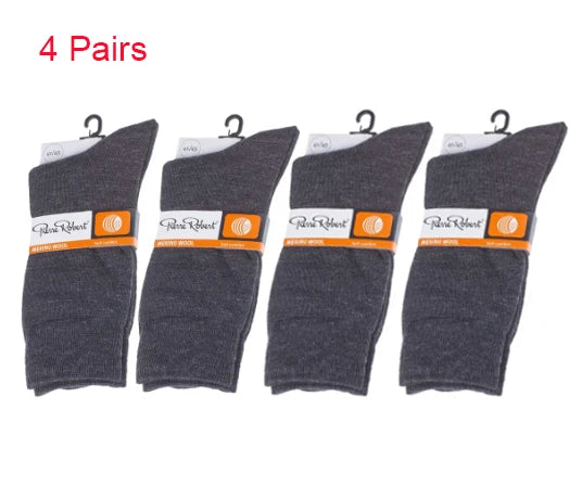 50% Merino Wool Socks Lightweight Men Women Thin Wool Everyday Business Socks Outdoor Work Hiking Ski Socks Breathable Anti-Odor