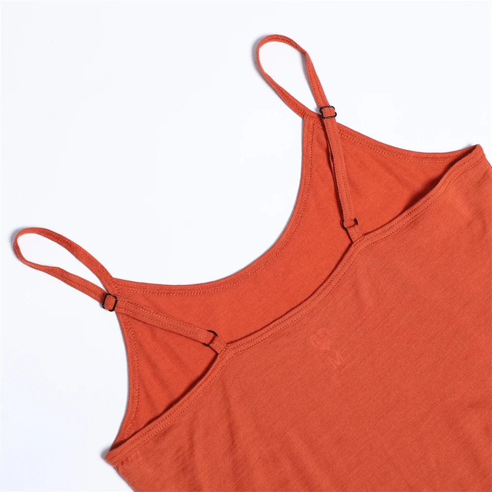 Women Merino Wool Camisole Tank 87% Merino Tank Top 150G Lightweight Sports Yoga Top Sleeveless Wicking Breathable Anti-Odor