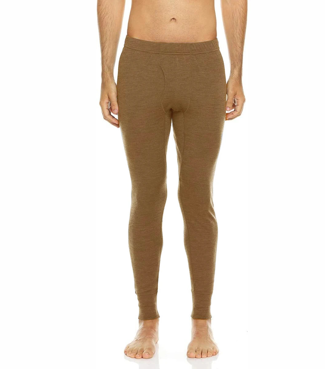Mens 100% Merino Wool Long Johns Underwear Pants Men's Merino Wool Baselayer Man Merino Wool Bottom Thermal Men Leggings
