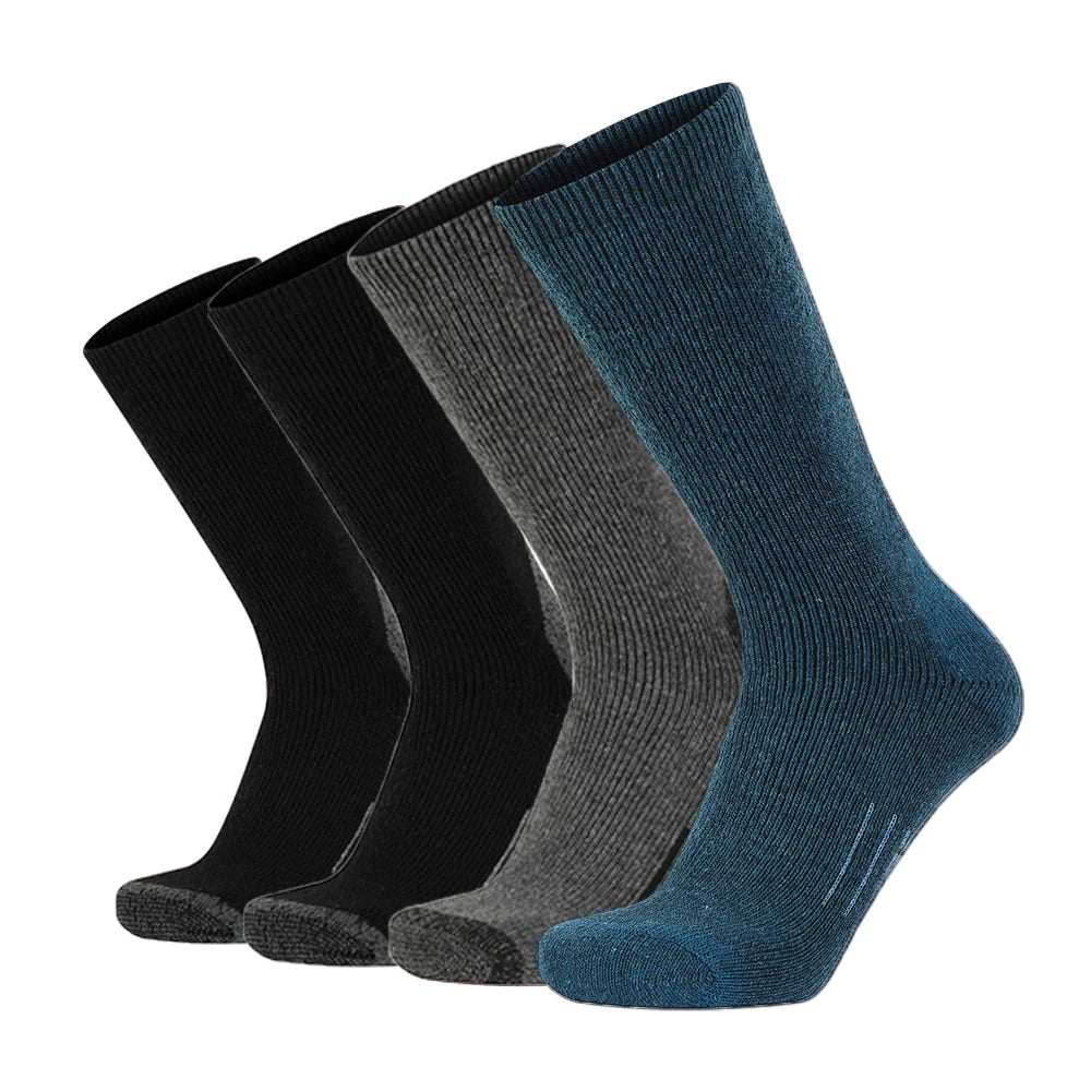 70% Merino Wool Socks Hiking Men Merino Wool Socks Boot Winter Crew Thermal Warmest Sports Socks for Skiing Running Cycling