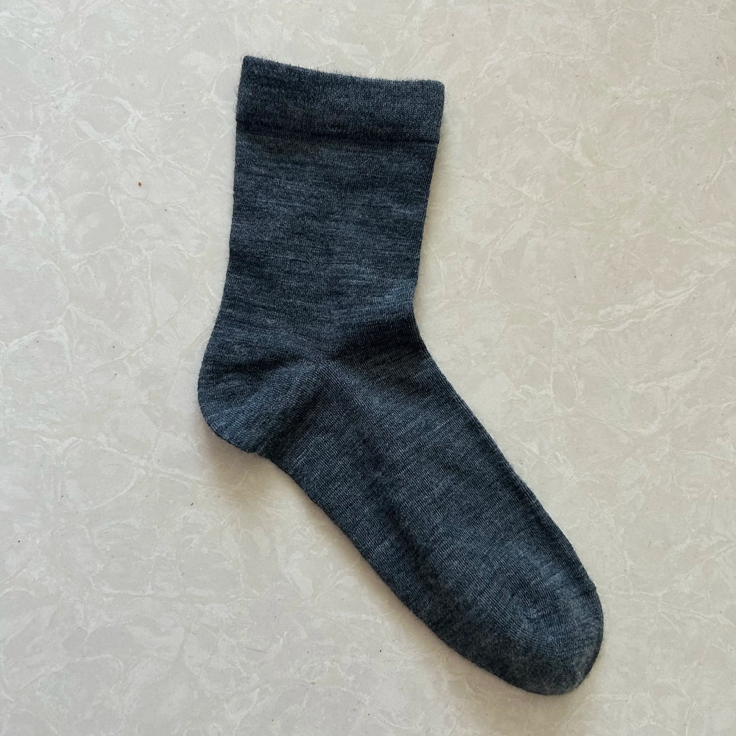 Men's Women's Thin Merino Wool Socks Cozy Casual Lightweight  Warm Breathable Mid-calf Dress Socks 3/5/6 Pairs Pack