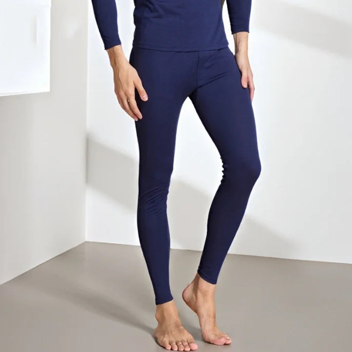 Men's 100% Merino Wool Base Layer Bottom Pants Merino Wool Thermal Underwear Long Johns Lightweight Leggings Merino Wool Pants