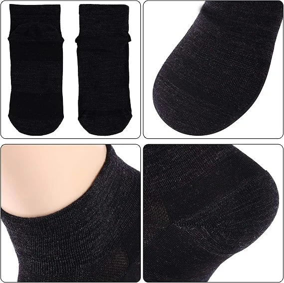 65% Merino Wool Ankle Socks Men Women Merino Wool Athletic Ultra-Light Thin Running Tennis Golf Socks Moisture Wicking
