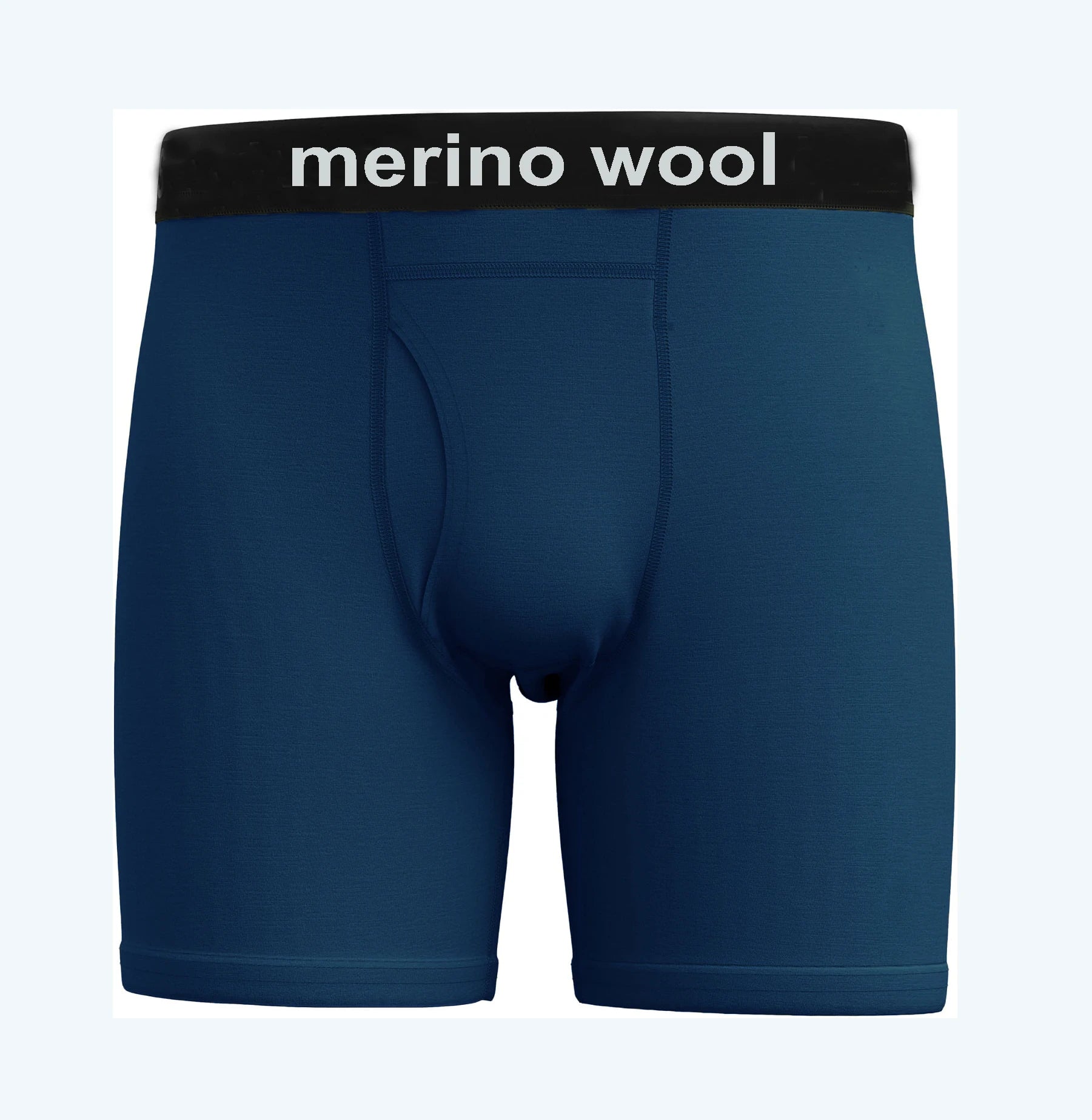 100% Merino Wool Mens Lightweight Boxer Brief Merino Wool Underwear Soft Moisture Wicking Breathable Sports Hiking Underpants