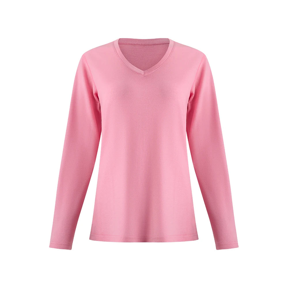 100 Merino Wool Womens Long Sleeve V Neck T Shirt Thermal Underwear 16.5micro Merino Wool Base Layer Shirts Skiing Hiking
