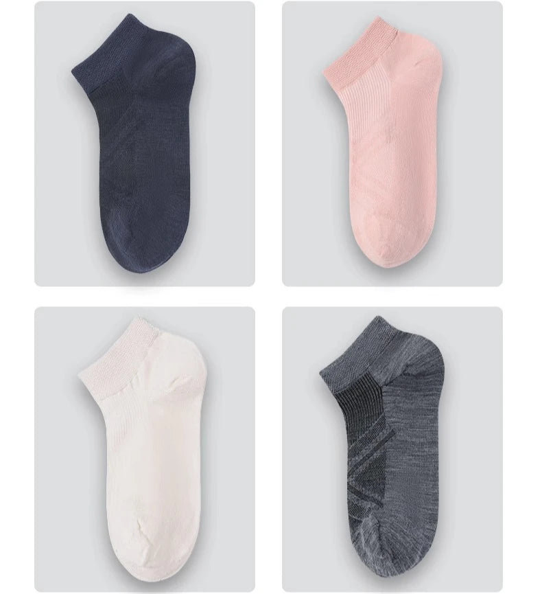 Men Women Merino Wool Ankle Socks Thin Ultra-Light Running Tennis Golf Socks 66% Merino Wool Moisture Wicking Breathable 3 Pairs