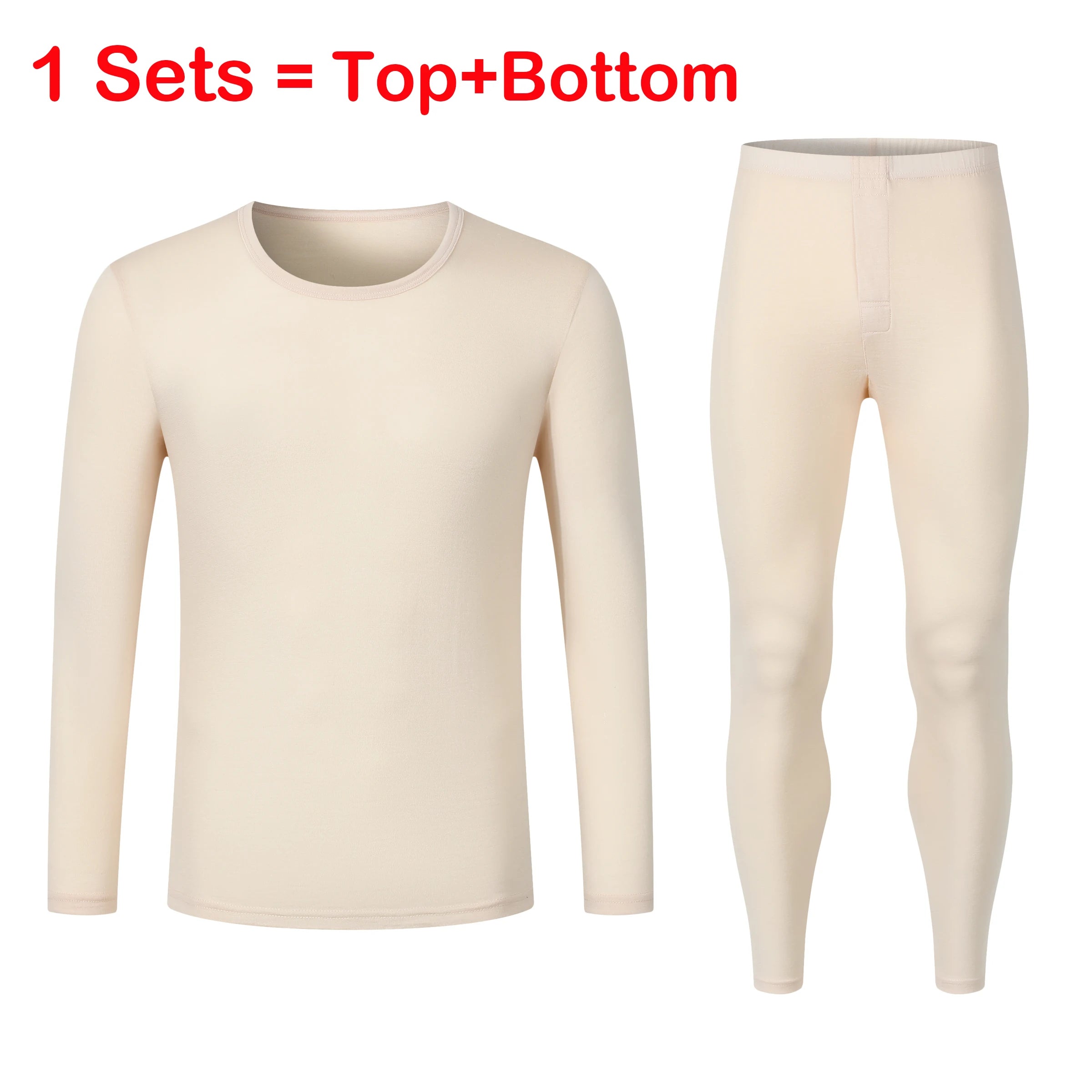 100% Merino Wool Base Layer Mens Set Lightweight Merino Wool Thermal Underwear For Men Top and Bottom 150G Soft Breathable