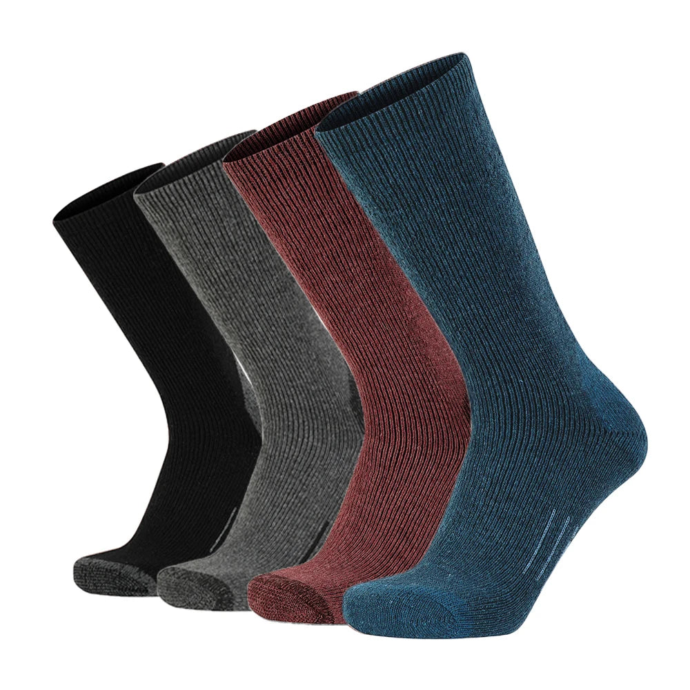 70% Merino Wool Socks Hiking Men Merino Wool Socks Boot Winter Crew Thermal Warmest Sports Socks for Skiing Running Cycling