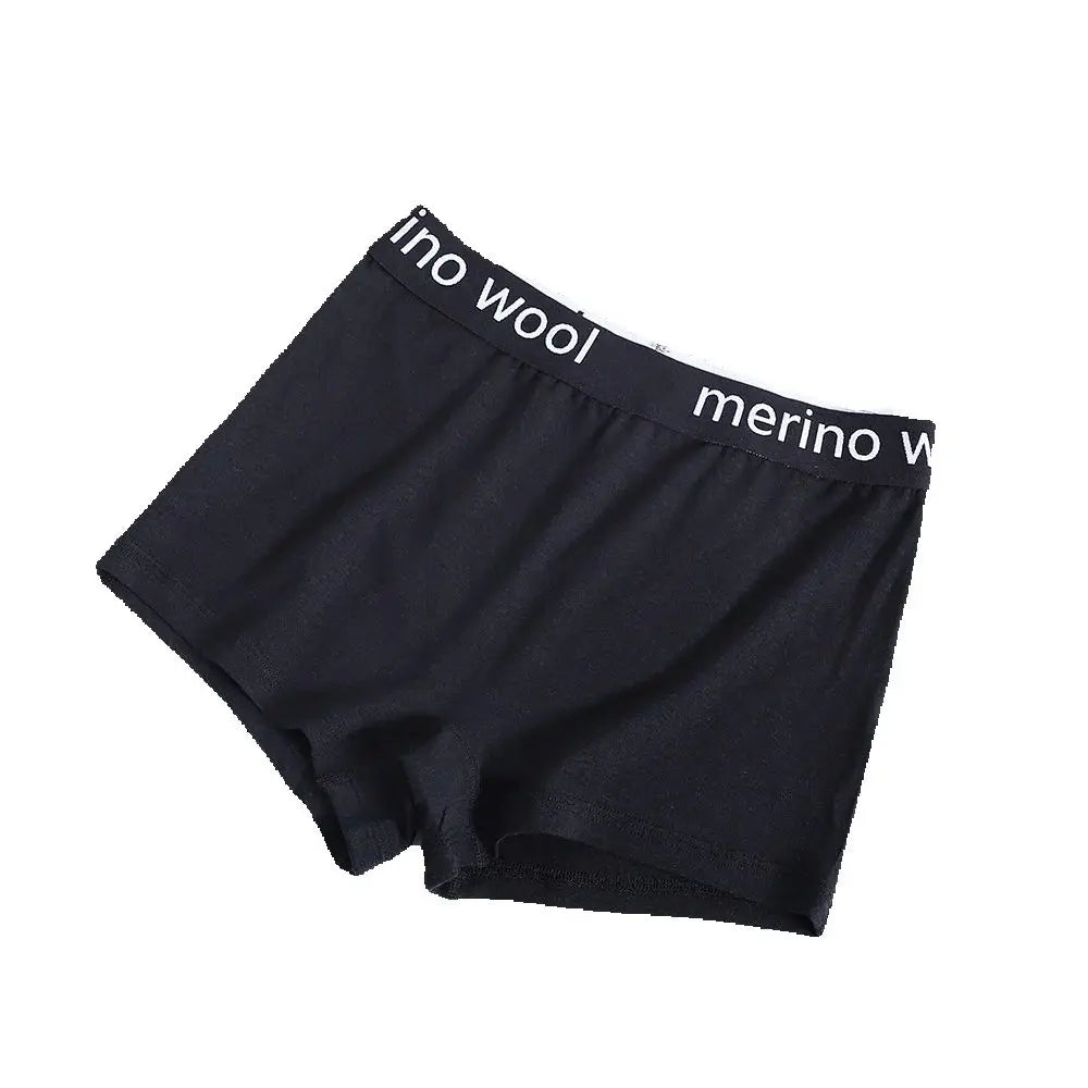 100% Merino Wool Underwear Womens Boxer Briefs Yoga Sweatpants Fitness Panties Wicking Quick Dry Breathable Wool Underpants