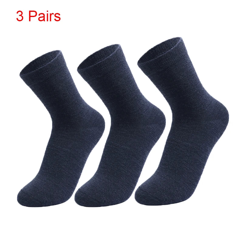3 Pairs Merino Wool Socks Men Women Lightweight Thin Hiking Socks Everyday Business Socks Wicking Breathable Anti-Odor Running