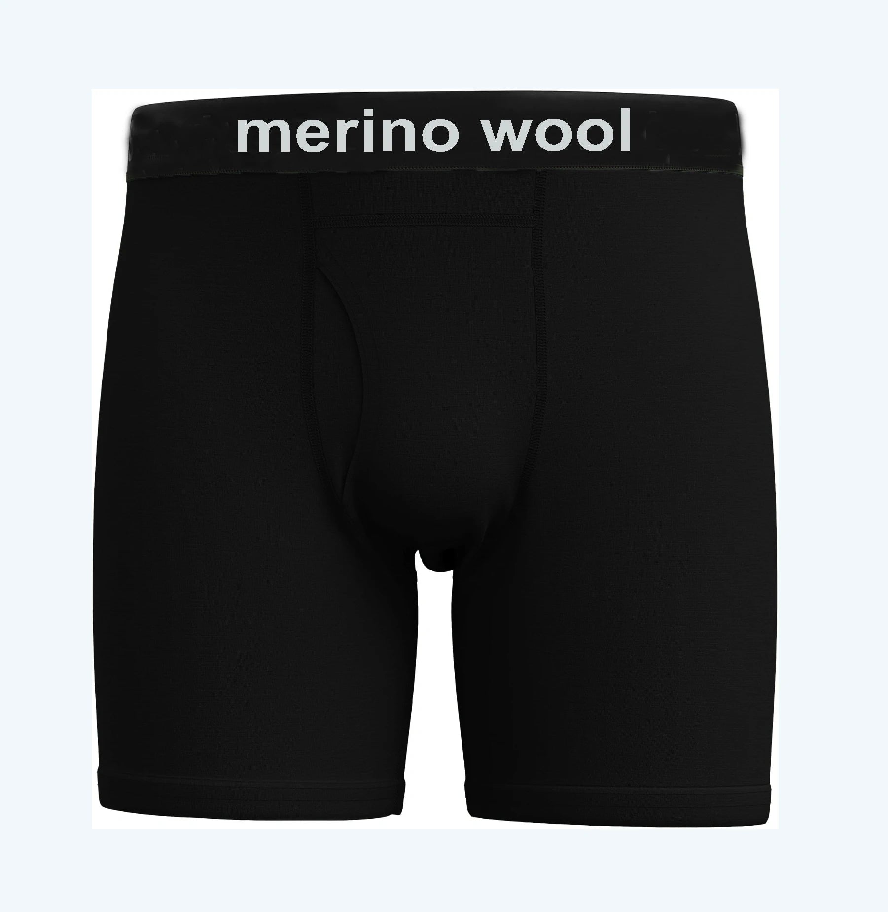 100% Merino Wool Mens Lightweight Boxer Brief Merino Wool Underwear Soft Moisture Wicking Breathable Sports Hiking Underpants