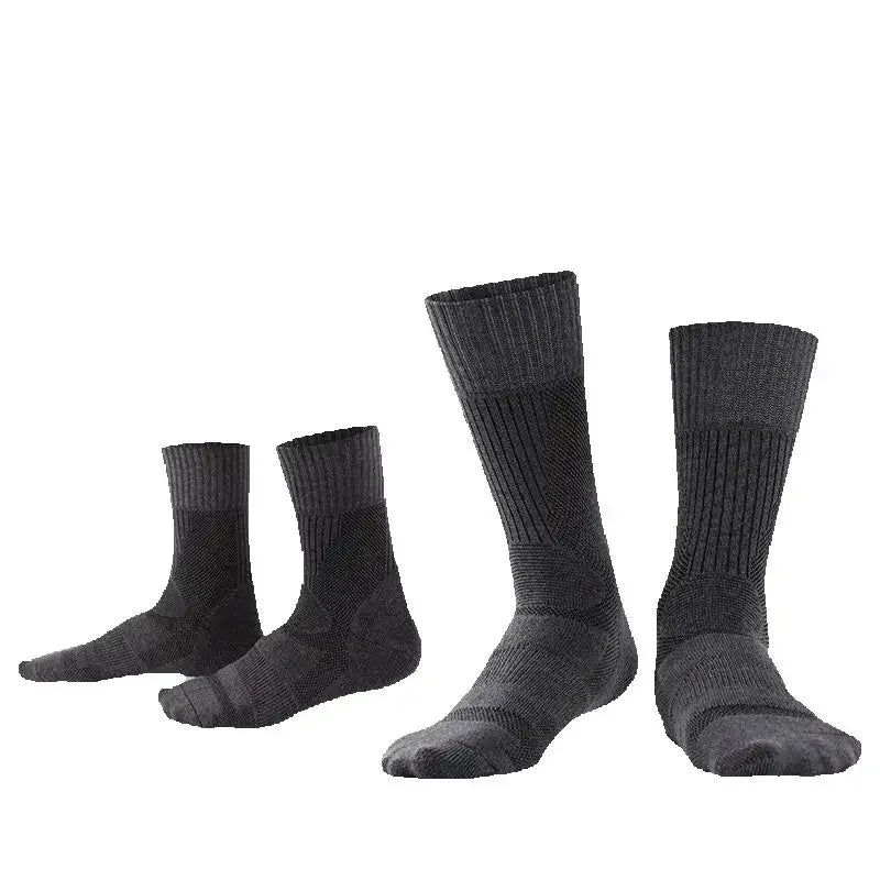 2 Pairs Merino Wool Hiking Socks Men Women Merino Wool Thin Sports Trekking Running Socks Lightweight Breathable Anti-odour Soft
