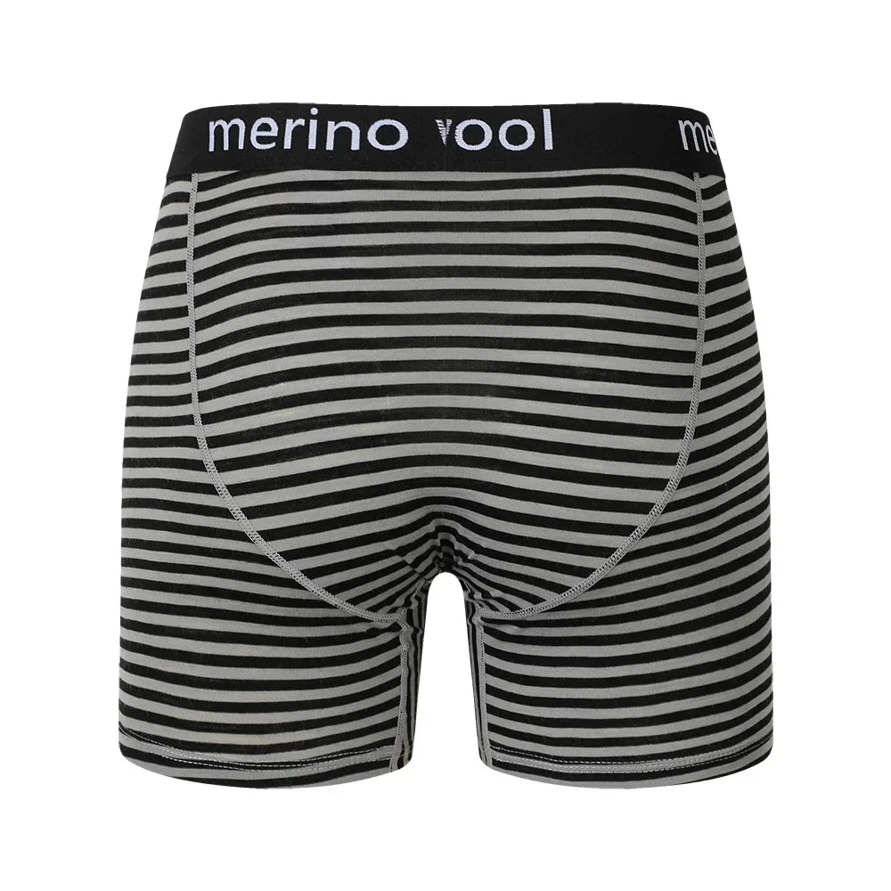 Mens 100% Merino Wool Boxer Briefs Merino Wool Underwear Base Layer Man Merino Boxer Wicking Soft Comfy Breathable Moisture